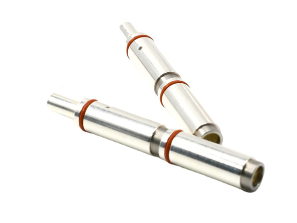 Crown spring connector male and female copper pin jack pin pin car high current charging connector crown spring male and female pin